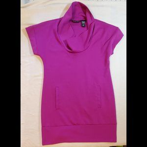 New York & Company cowl sack mini dress, sz6 small